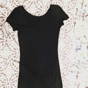 Buckle BKE Low scoop back bodycon LBD sz M